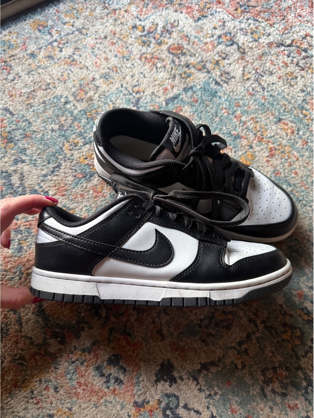 Nike Dunk Low Panda Sneakers Women’s Size 7.5